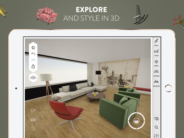 Ipad interior create dream app house saved itunes apple