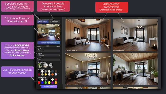 Best ai image generator for interior design