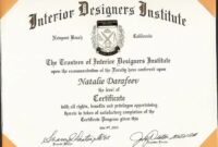 Best interior design certification